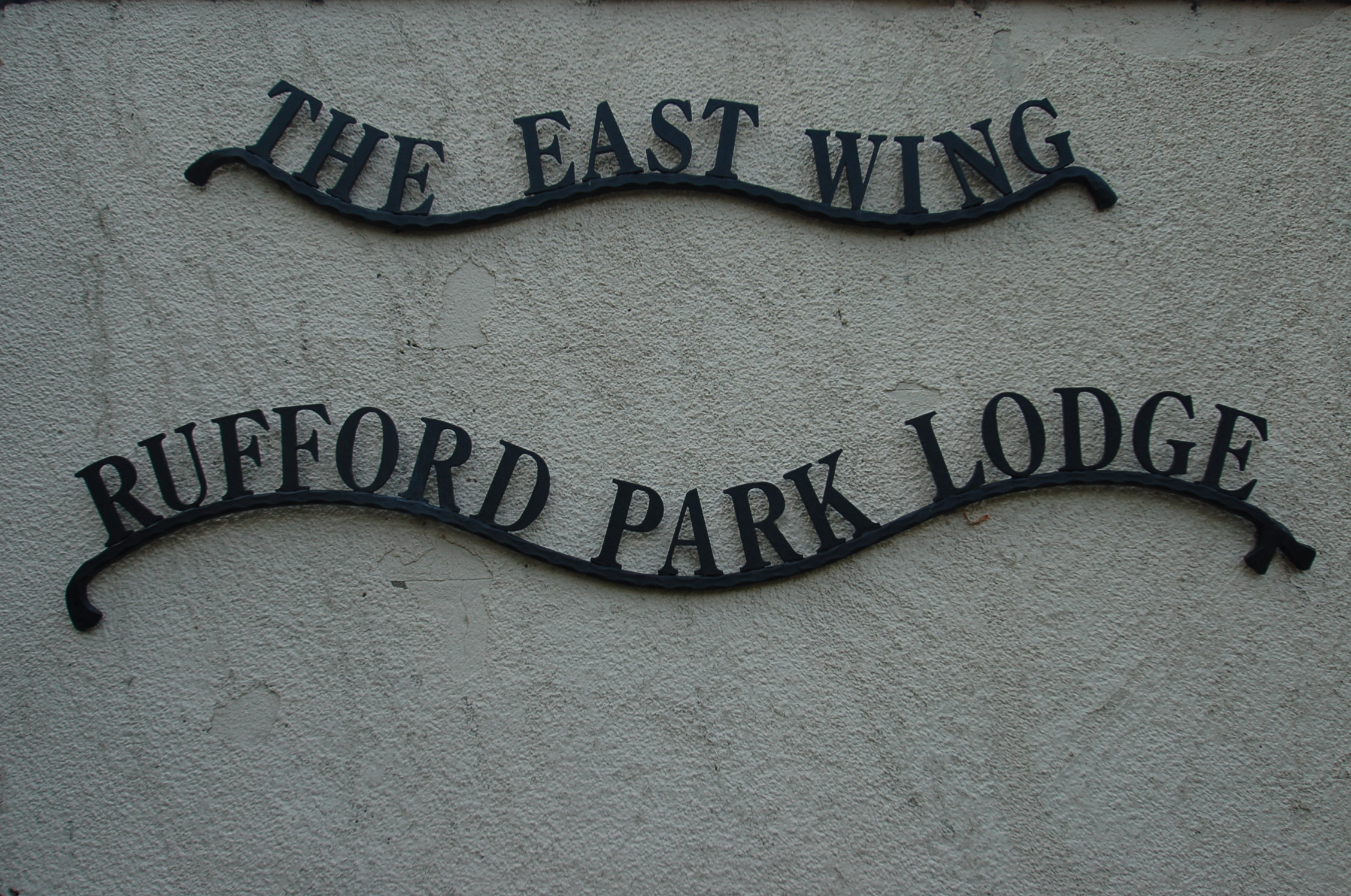 The East Wing At Rufford Park Lodge Property Sign